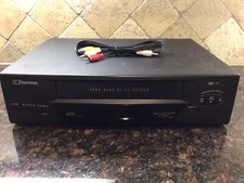 Emerson EV806N 4-Head HI-FI VCR Video Cassette Recorder VHS With Cables TESTED