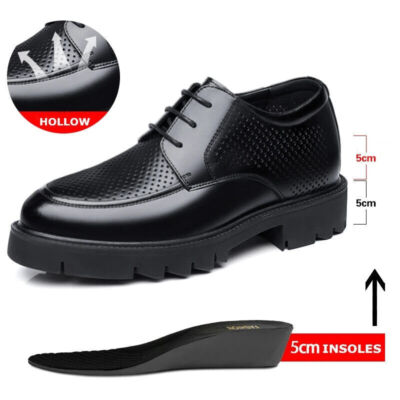 Height Increasing Shoes Men Inside High Shoes Business Elevator Leather Shoes