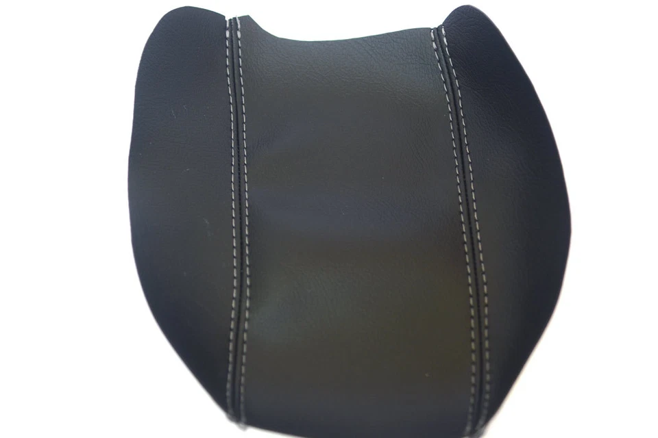 Se adapta a 08-12 Volvo C30-C70-S40-V50 reposabrazos de cuero sintético cubierta de consola gris oscuro Foto 2 de 2