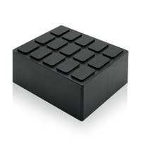 Gummiauflage 120X100X50Mm FüR HebebüHne - Rutschfeste Gummiklotz Unterlage
