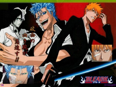 Anime espada grimmjow jeagerjaques kurosaki ichigo Stitched Gaming Mat Desk