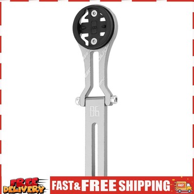 Bicycle Computer Mount Holder Aluminum Alloy Cycling Accessories (Silver) SN9F