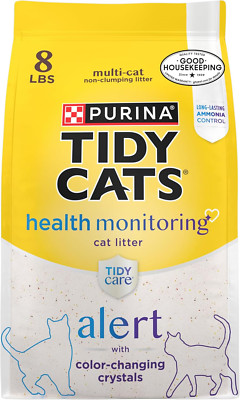 Purina  Tidy Care Alert Cat Health Monitoring Non Clumping Cat Litter with Silic