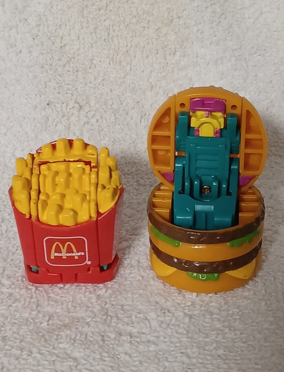 マクドナルド トランスポーター 1987 McDonald's Changeables Big Mac & Fries Transformer