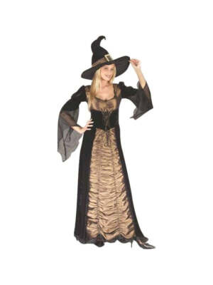 Adult Elegant Coffin Witch Costume | eBay