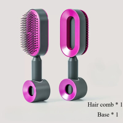 Self Cleaning Hair Brush for Women Airbag Massage Comb Anti-Static Hairbrush