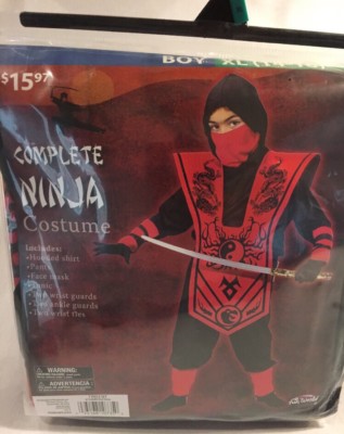 Fun World Complete Ninja Costume Size XL (14-16)