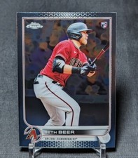 Seth Beer Rookie RC 2022 Topps Chrome Baseball Card #186 Arizona Diamondbacks