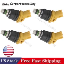 Fit Subaru Impreza WRX STI 4Pcs 550cc Yellow Side Feed Injectors 16600-RR543 USA