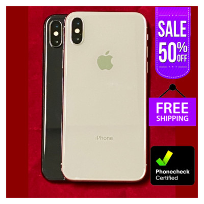 Apple iPhone X Silver/Space Gray 64GB/256GB Unlocked - Free Shipping!