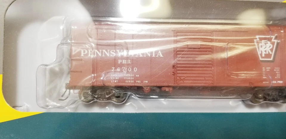 Pennsylvania Railroad Early Shadow Keystone X31A Boxcar 76700 Rapido 123004-6 HO - Image 2 of 4