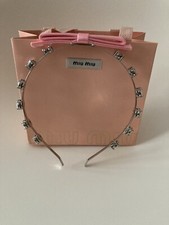 Miu Miu Schleife Stirnband. Original. Nie getragen.