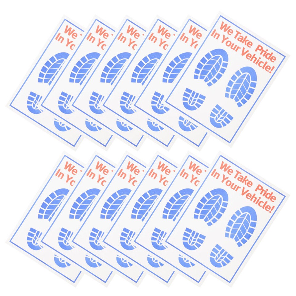 40 Sheets Car Paper Mats Seat Repair Kit Fabric Floor Foot Automotive