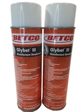 BETCO Glybet III 1086 Disinfectant Deodarant Citrus scent spray 2 $25