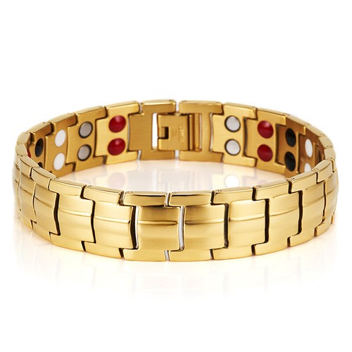 Pulsera Magnética Terapia Pérdida de Peso Artritis Salud Alivio del Dolor Hombres STOCK DEL REINO UNIDO - Imagen 37 de 41