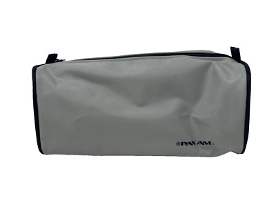 Vintage Pan Am Airlines Amenity Kit Travel Toiletry Bag with Accessories NOS