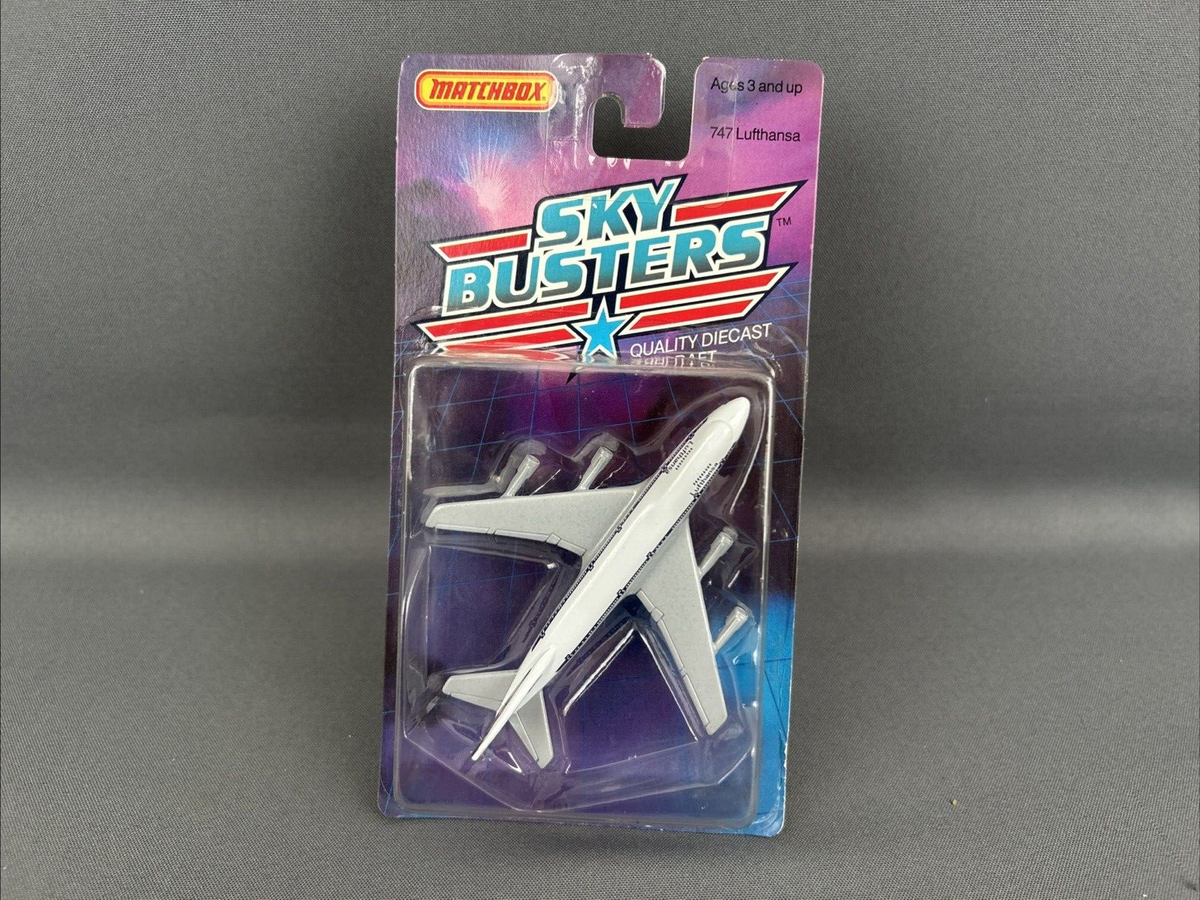Matchbox Sky Busters Lufthansa Boeing 747 Jet Diecast #SB16 NIB | eBay