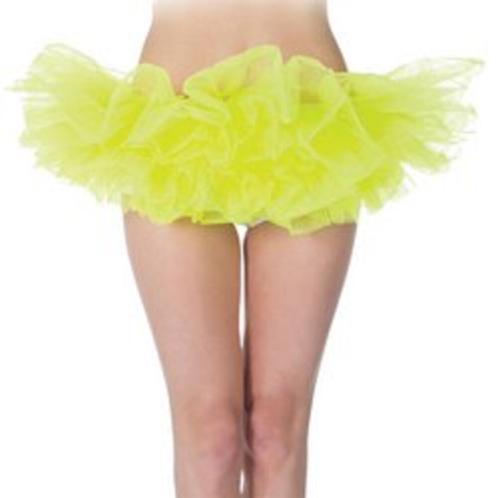 Tutu - Tulle - Neon Yellow - Petticoat - Dance - Costume