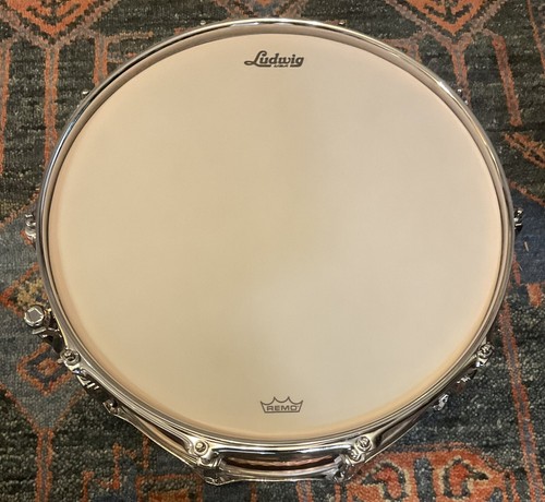 Ludwig 14x6.5 Copperphonic Hammered Snare Drum - Picture 8 of 10