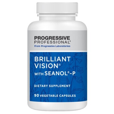 Brilliant Vision Seanol P 90 Caps Eye Macular Degeneration Bilberry Supplement