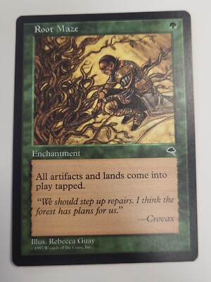 Root Maze (Tempest, Rare  English,  1997) MTG Mint NM Vintage