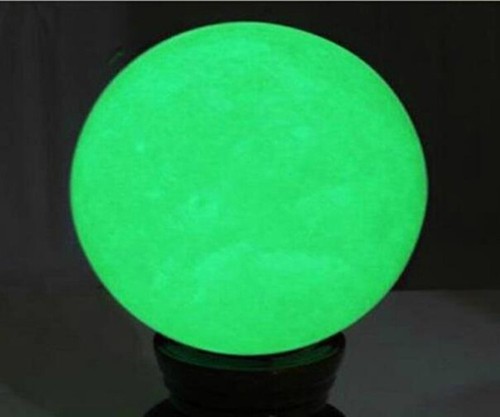 Natural Fluorite Luminous Stone 16-55mm Beads Ball Home Decoration Glow in Dark - Picture 2 of 7