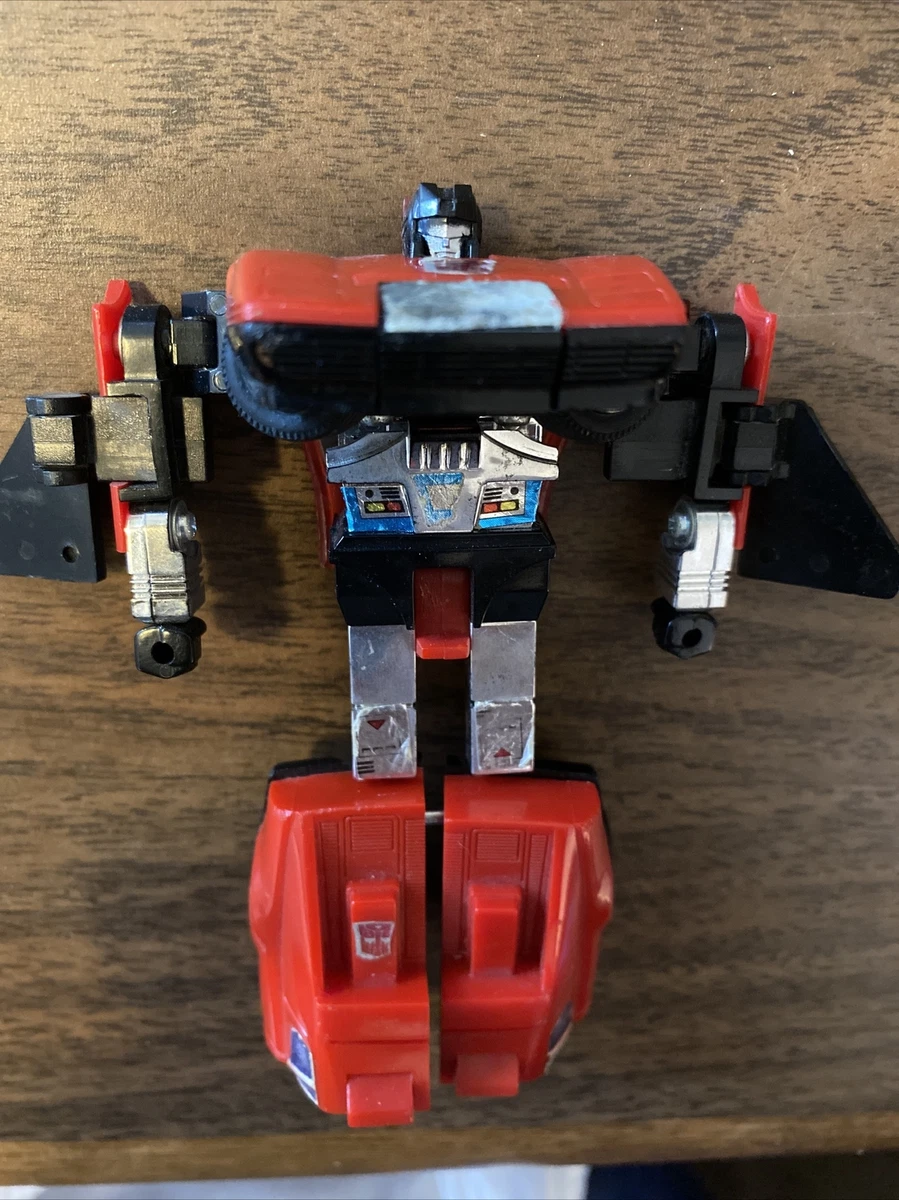 Overdrive Vintage Hasbro G1 Transformers Action Figure Ferrari
