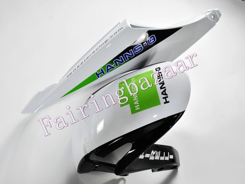 Fit for 2013-19 CBR600RR White Black Green Hannspree ABS Injection Fairing Kit - Picture 5 of 8