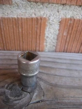 1950 Vtg 3/8" Drive x 10MM Size INDESTRO SUPER * Metric Socket 46010 & 12 Pt USA