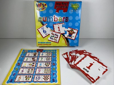 LET'S LEARN MY FIRST PUZZLE ''ZAHLEN'' SEHR GUTER ZUSTAND