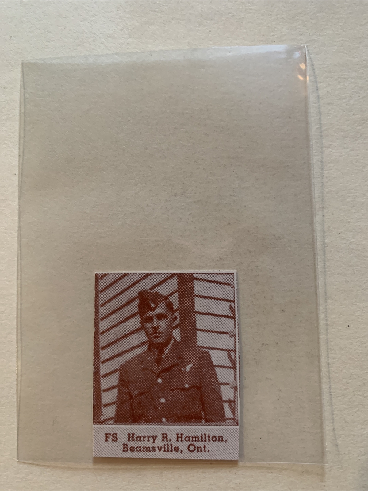 Harry Hamilton Beamsville & Robert JA Cowan Minnedosa 1945 WW2 Hero ...