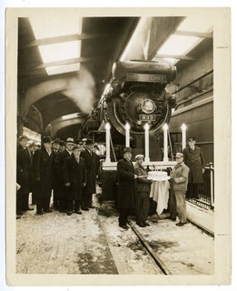 Vintage 1934 5th Anniv. The Blue Comet Train New Jersey Central Railroad Photo