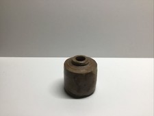 Antique Pork Pie Stoneware Inkwell.