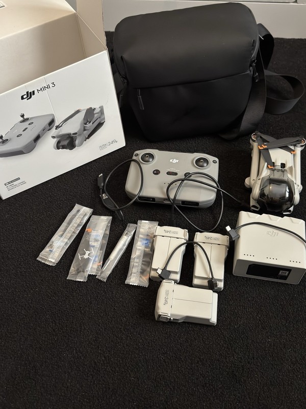 ONLY 36 mins FT. DJI Mini 3 Fly More Combo Camera Drone (with RC-N1 Remote)