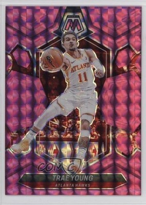 2023-24 Panini Mosaic Pink Mosaic Prizm 125/149 Trae Young #107 13bp