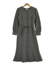 NATURAL BEAUTY BASIC Dresses GrayxBlack(Plover Plaid) M 2200667941021