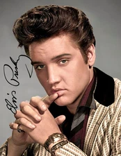Elvis Presley Replica Autograph Reprinted Photo