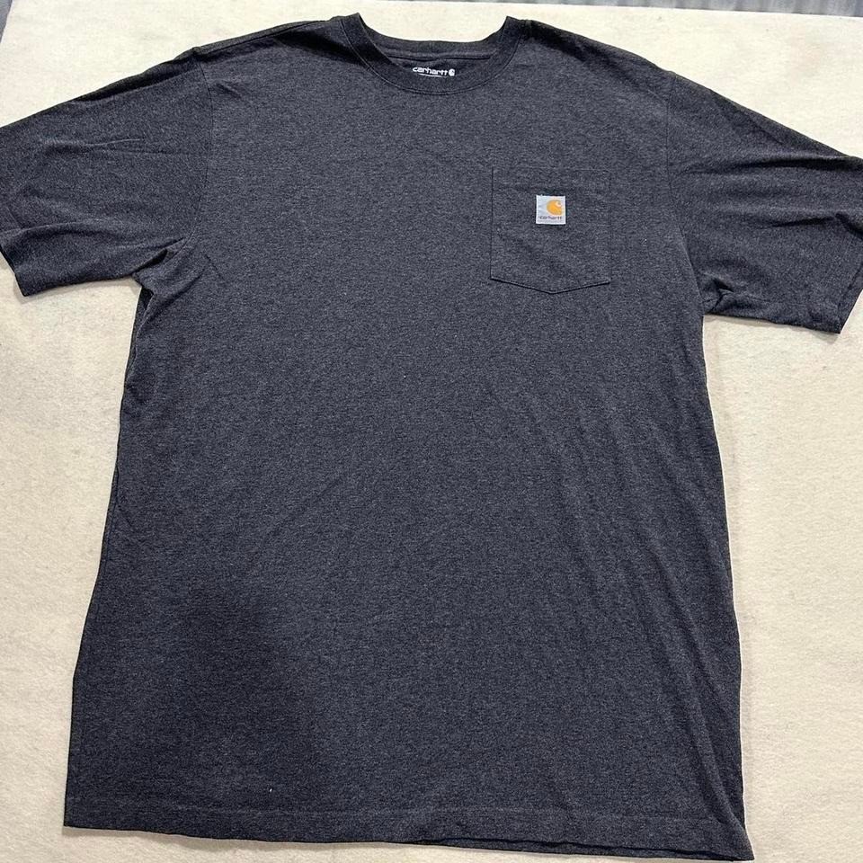 Carhartt Grey Classic Tee Shirt Size L Relaxed Fit