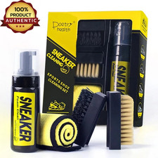 150ML Trainer Cleaning Kit with Brush & Foam Premium Shoe Boot, Sneakers Cleaner