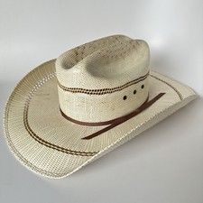 Ariat Youth Bangora Ivory and Tan Straw Hat A73004-L