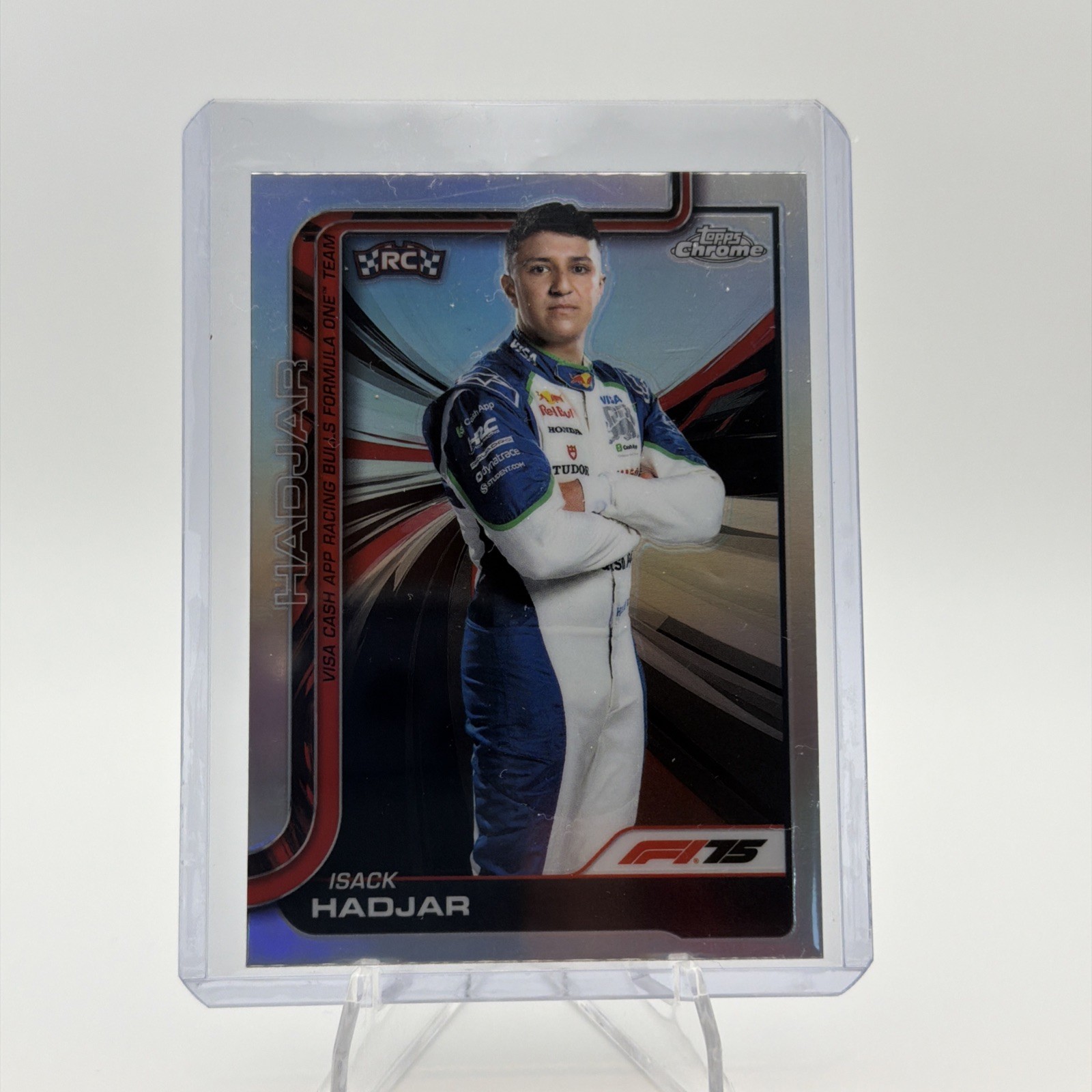 2025 Topps Chrome Formula 1 - F1 Drivers Isack Hadjar #12 Refractor (RC)
