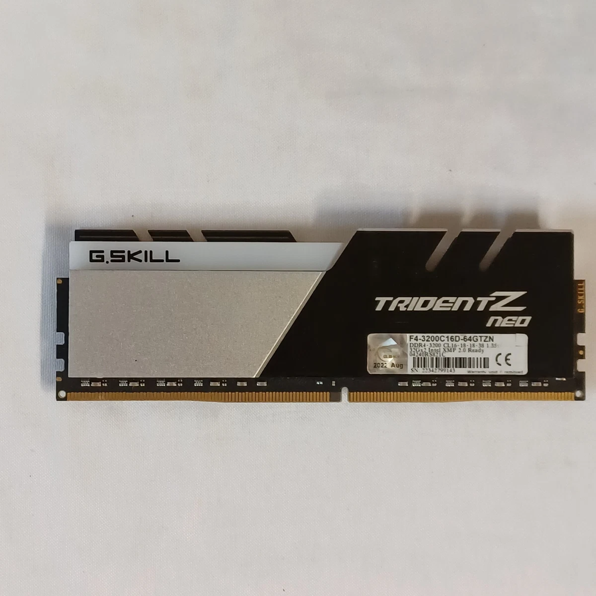 G. SKILL PC4-25600 (DDR4-3200) Bus Speed DDR4 SDRAM Memory (RAM