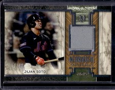 Juan Soto 2025 Topps Museum Collection #MMR-JS Meaningful Materials /99