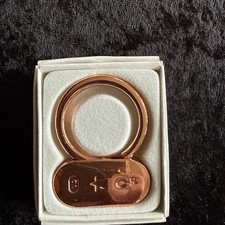 Weight Watchers Rose Gold Tone Award Keyring - 10 lost