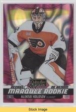 2024-25 O-Pee-Chee Platinum Marquee Rookies Pink Magma Aleksei Kolosov READ 1j9q