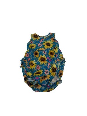 Play By Little Sleepies Girl Romper Flowers Size 2T