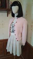 Vintage 70s/80s Country Suburbans Union-Made Pastel Plaid Schoolgirl Mini Skirt