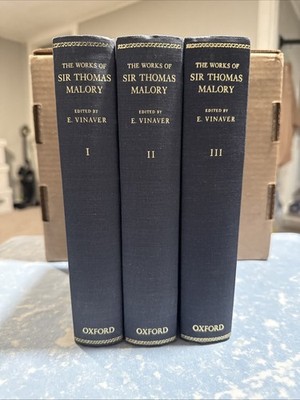THE WORKS OF SIR THOMAS MALORY Vols I, II and III,  OXFORD KING ARTHUR, Legends