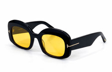Occhiali da sole Tom Ford Carmen TF1219 nero/giallo 53-23-140 mm con custodia...