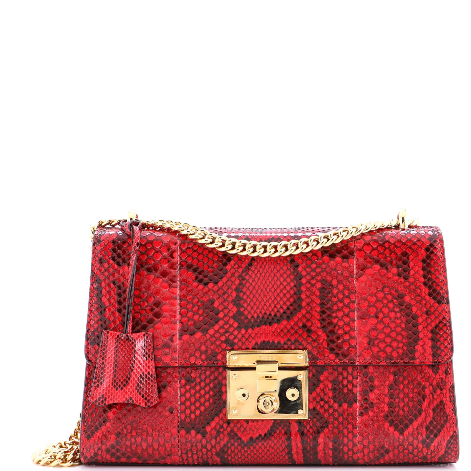 Gucci Padlock Shoulder Bag Python Medium - image 1
